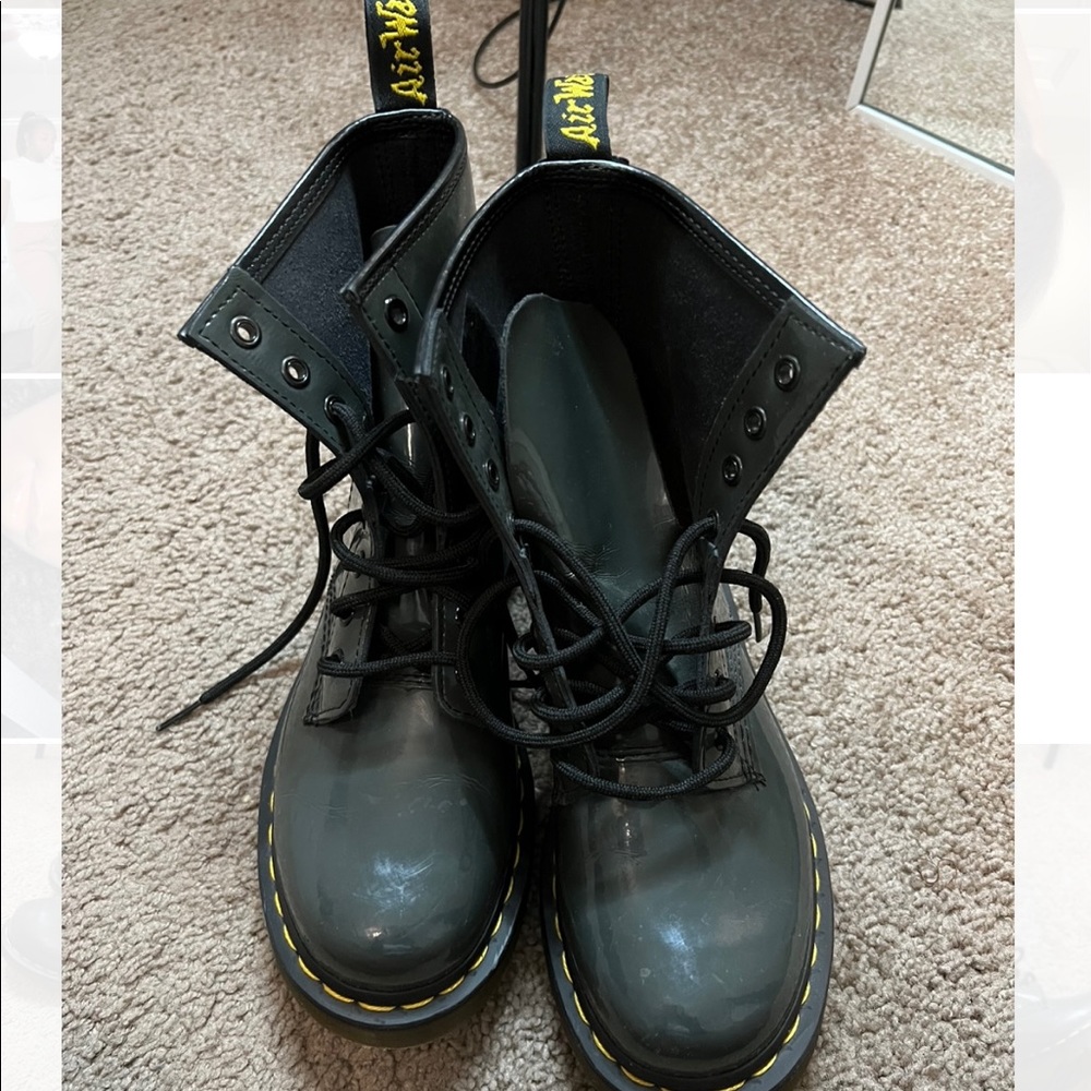 Dr. Marten 1460 - Patent Leather Grey